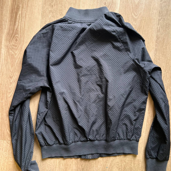 Victoria's Secret Lightweight Black Mesh Zip Up Windbreaker XS - Picture 6 of 8